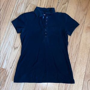 GAP Black Polo Top Size Small